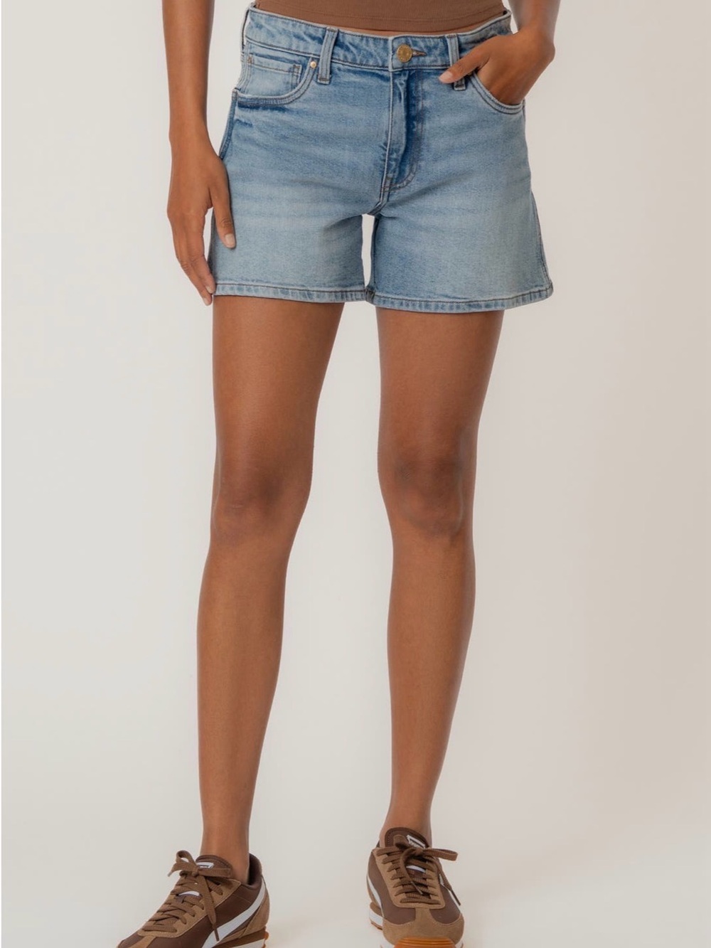 Kut from the Kloth Jane Classic Light Blue Denim Women's Shorts